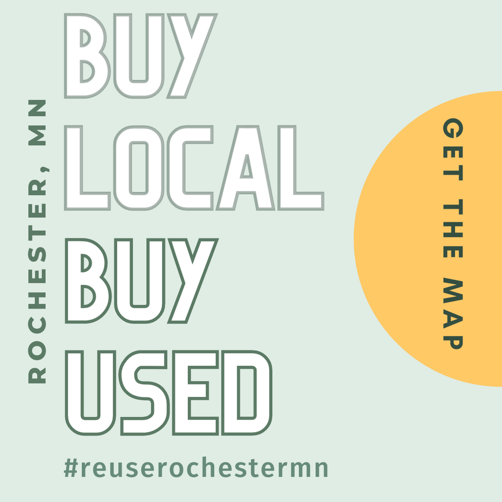 Buy Local Buy Used Rochester MN Get the Thrift Trail map