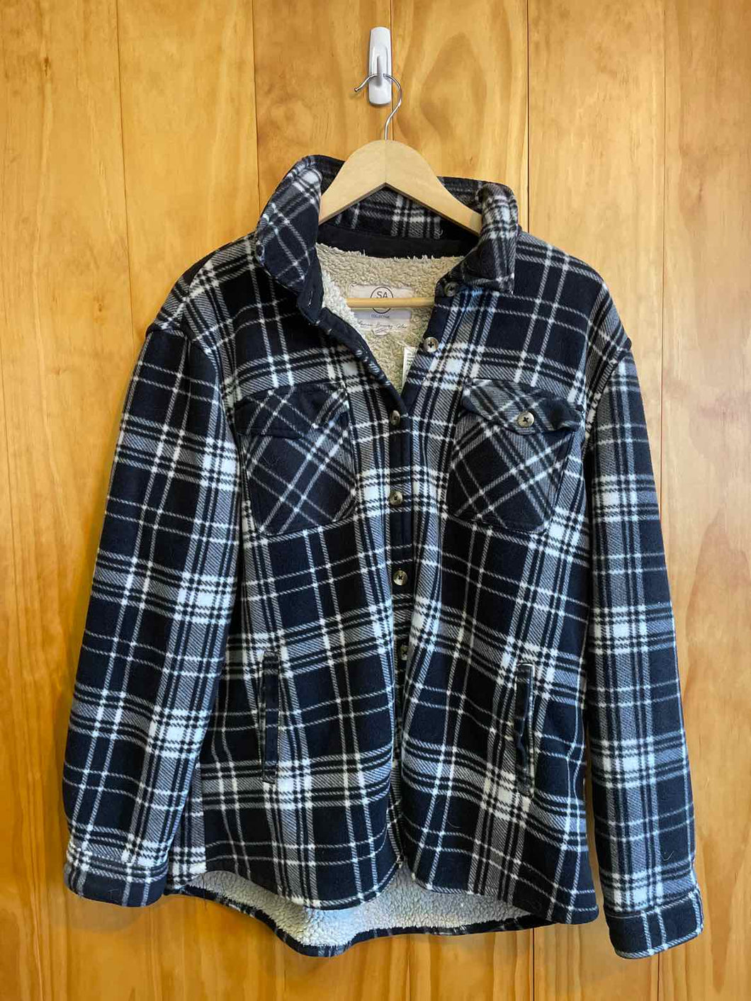 Size XL Sage Black Women's Long Sleeve Shirt