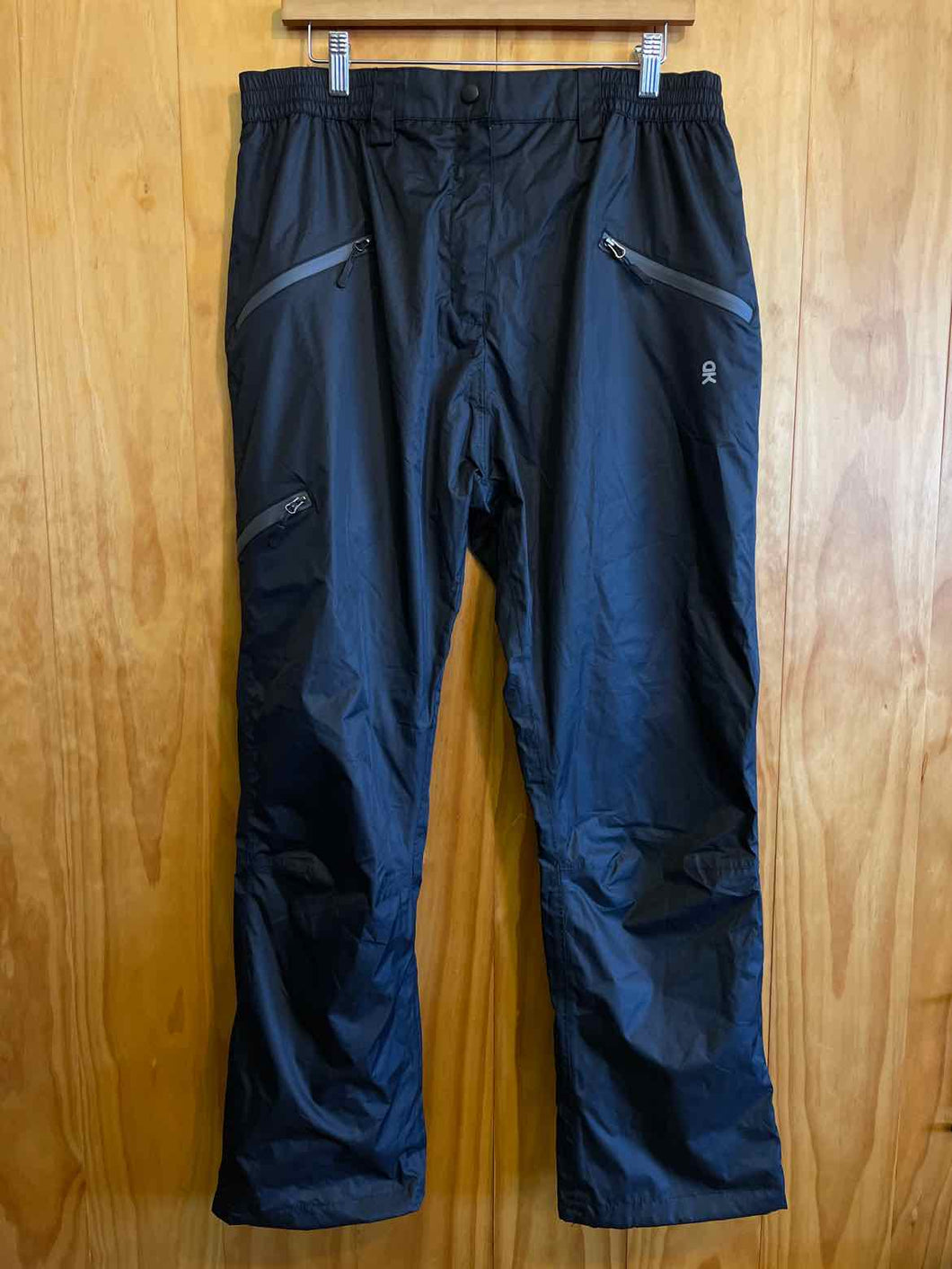 Size Large Little Donkey Andy Black Women's Rain Pants