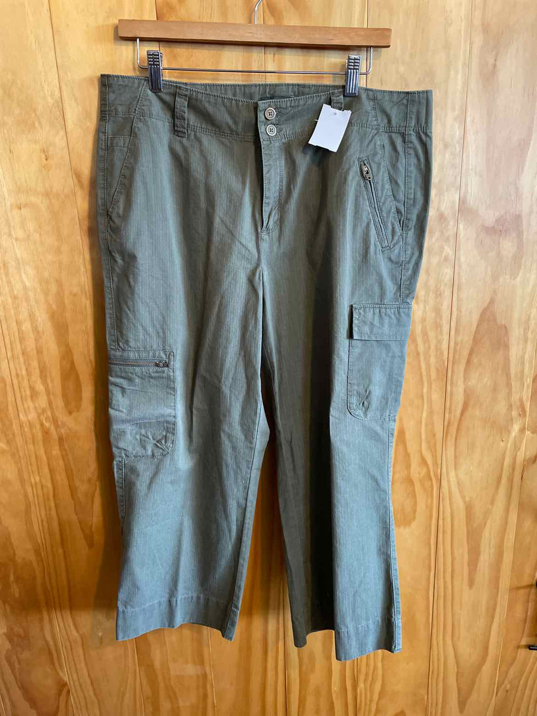 Size 14 Eddie Bauer Olive Women's Pants