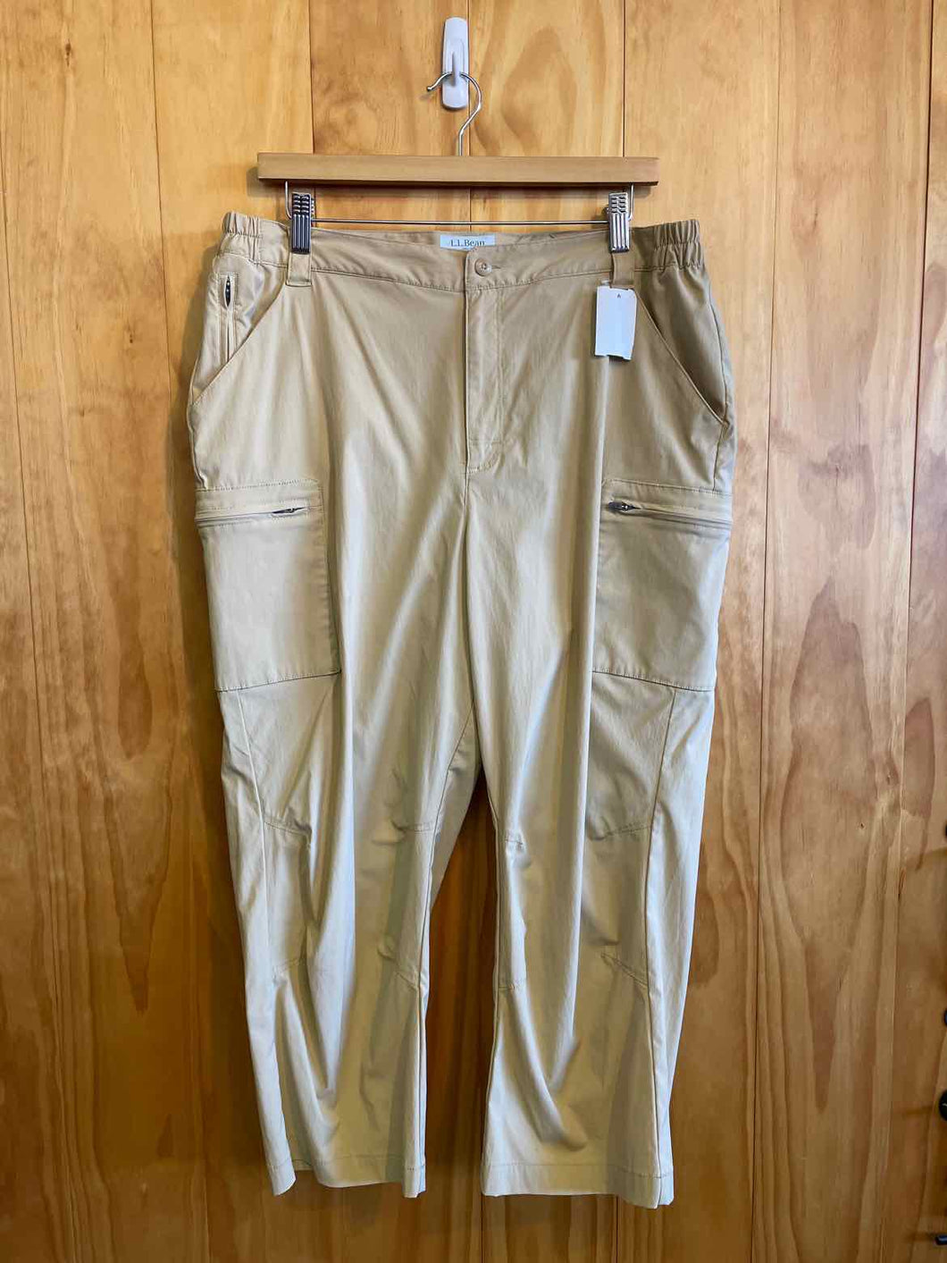 Size Large LL Bean Tan Women's Pants