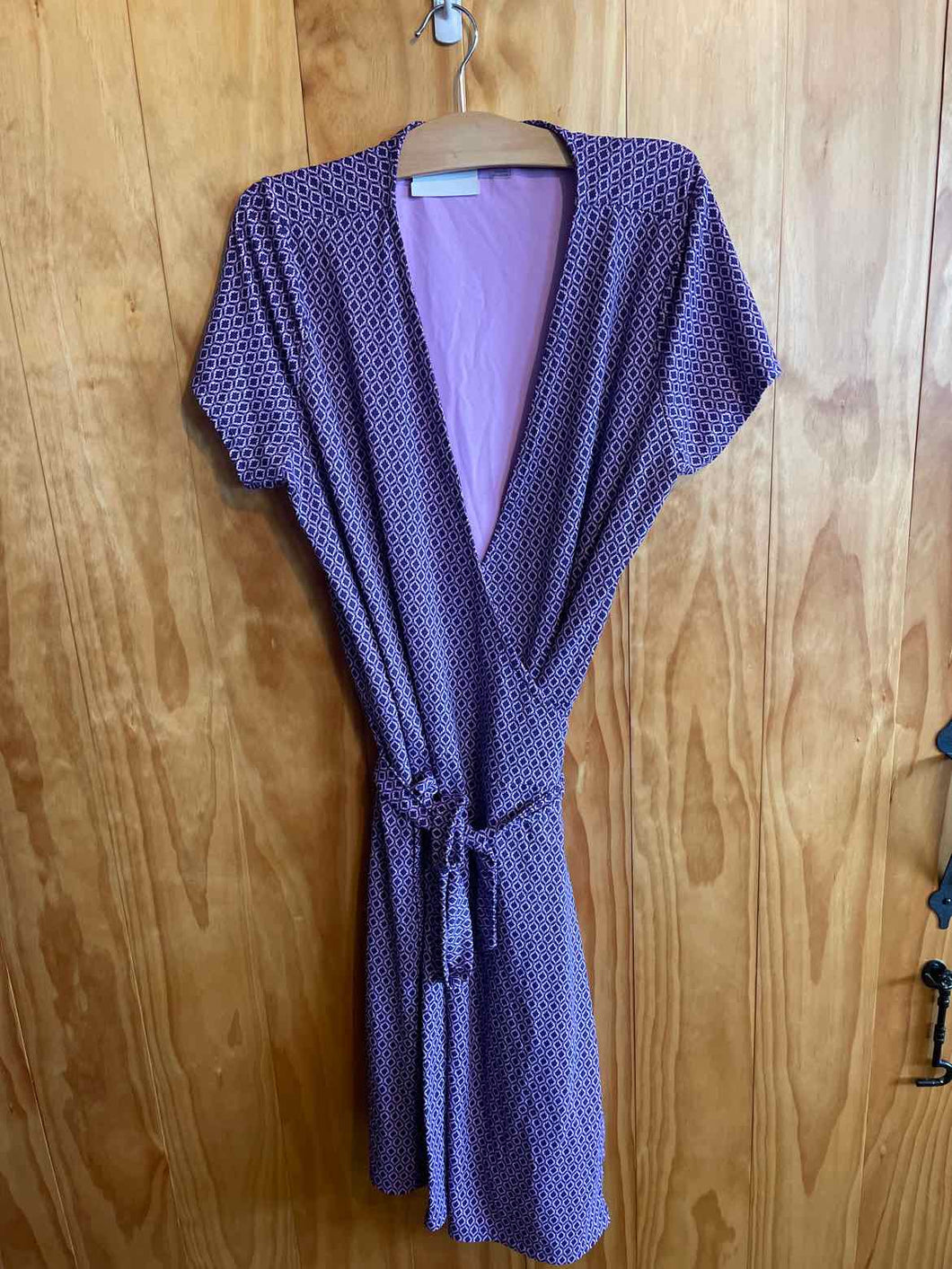 Size XL Eddie Bauer Purple Print Dress