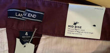 Load image into Gallery viewer, Size 4 Lands End Burgundy Women&#39;s Pants
