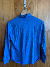 Load image into Gallery viewer, Size Small Lands End Blue Women&#39;s Long Sleeve Shirt
