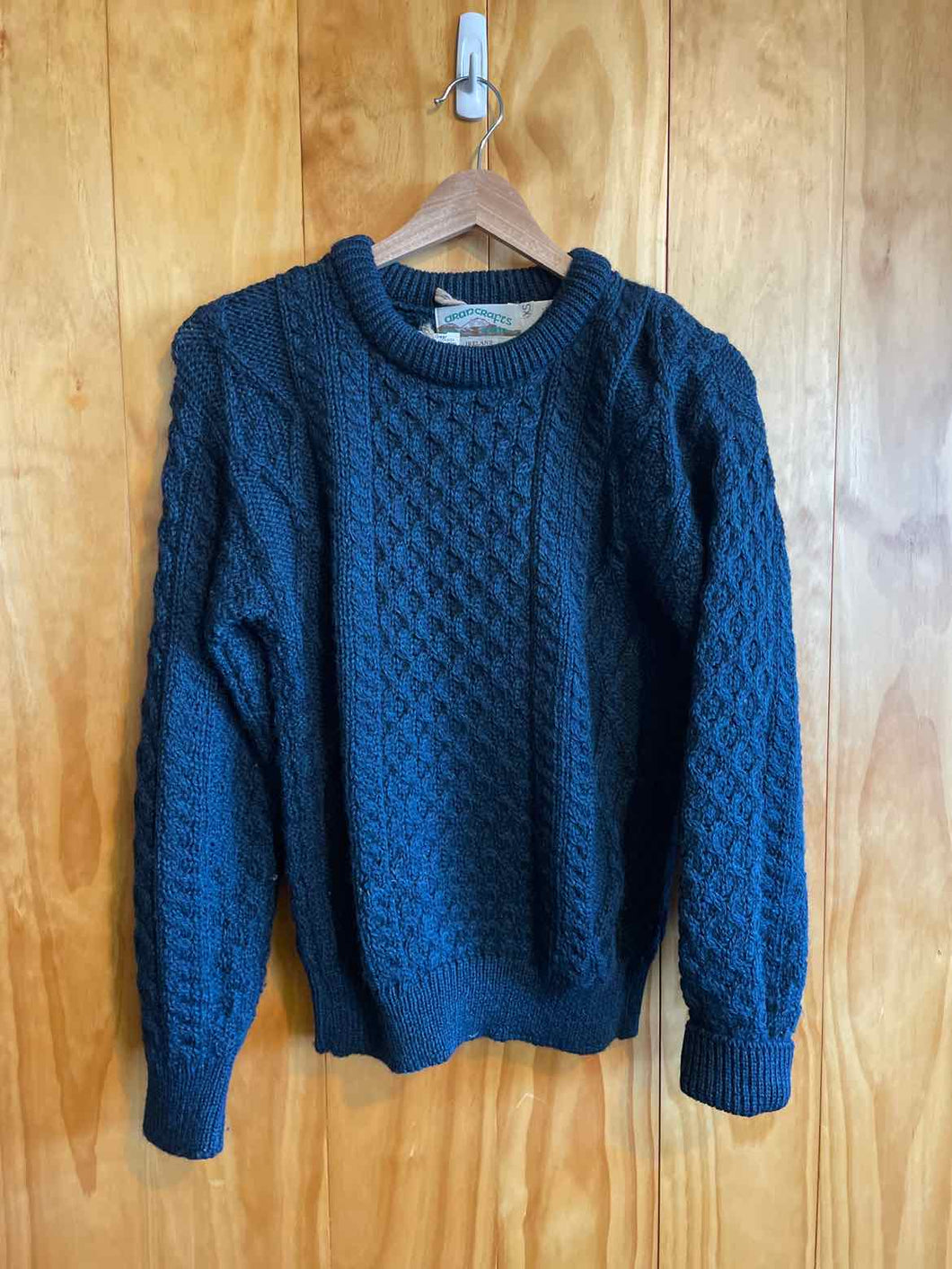 Size XS Aran Crafts Ireland Navy Women's Sweater & Sweatshirt