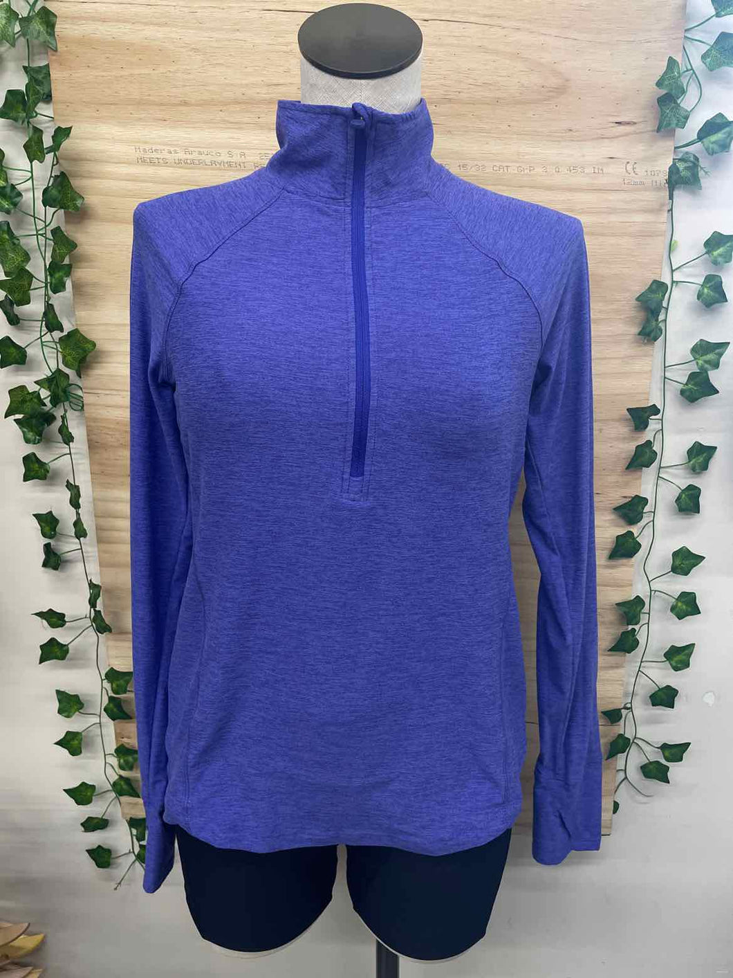 Size Small Apana Purple Women's Long Sleeve Shirt