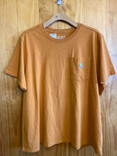 Load image into Gallery viewer, Size 3X Carhartt Orange Women&#39;s Short Sleeve Shirt
