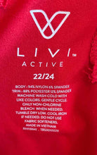 Load image into Gallery viewer, Size 22/24 Livi Active Red Women&#39;s Tank Top
