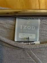 Load image into Gallery viewer, Size Medium IZOD Grey Women&#39;s Long Sleeve Shirt
