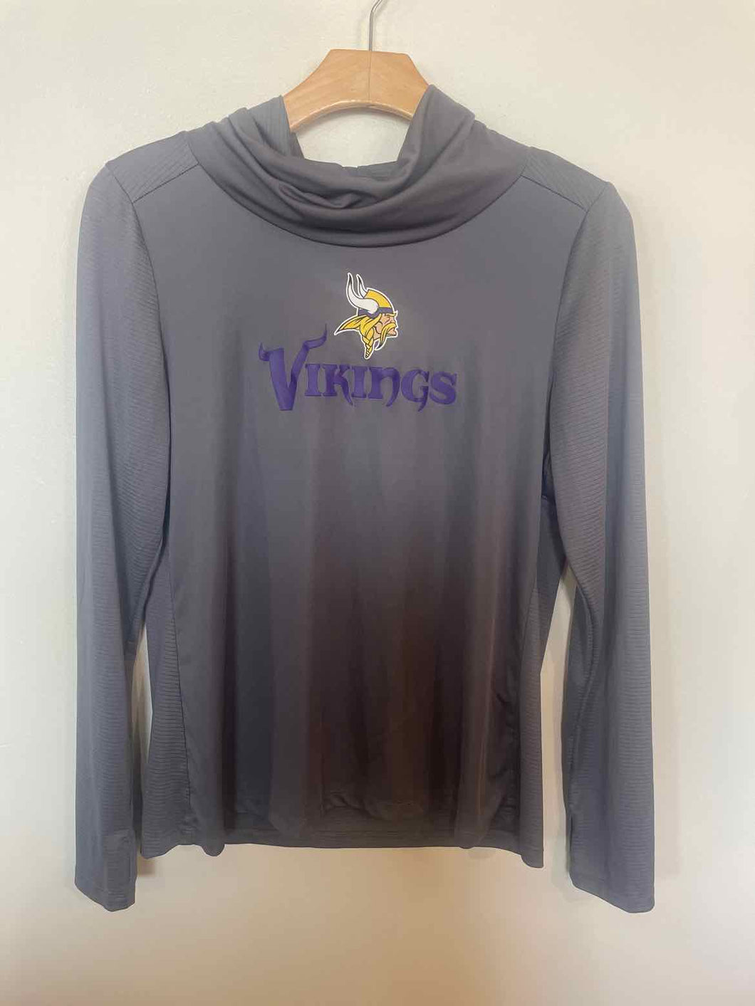 Size XXL NFL Team Apparel Gray Women's Long Sleeve Shirt