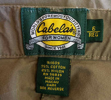 Load image into Gallery viewer, Size 6 Cabelas Tan Women&#39;s Pants
