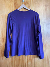 Load image into Gallery viewer, Size Large Tek Gear Purple Women&#39;s Long Sleeve Shirt
