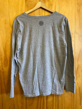 Load image into Gallery viewer, Size Large Life is Good Grey Women&#39;s Long Sleeve Shirt
